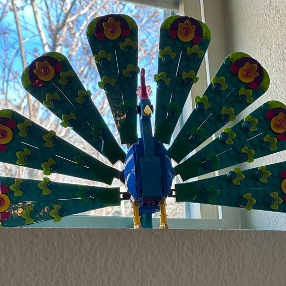 Lego 28626 Drk green 1x1 round w/open hole stud 1 oz ounce over 300 pieces - Picture 10 of 10